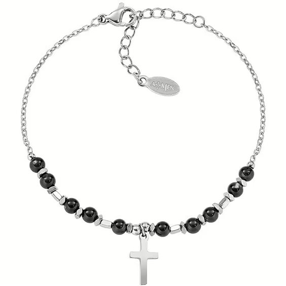 Armband Amen Dame Acciaio donna in Stahl Onice ACBR818387B - ACBR818387B